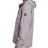 Timberland wasserdichte Kapuzenjacke mit Reissverschluss, grau