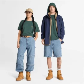 Timberland® X Beams Baumwoll-T-Shirt mit Aufdruck
