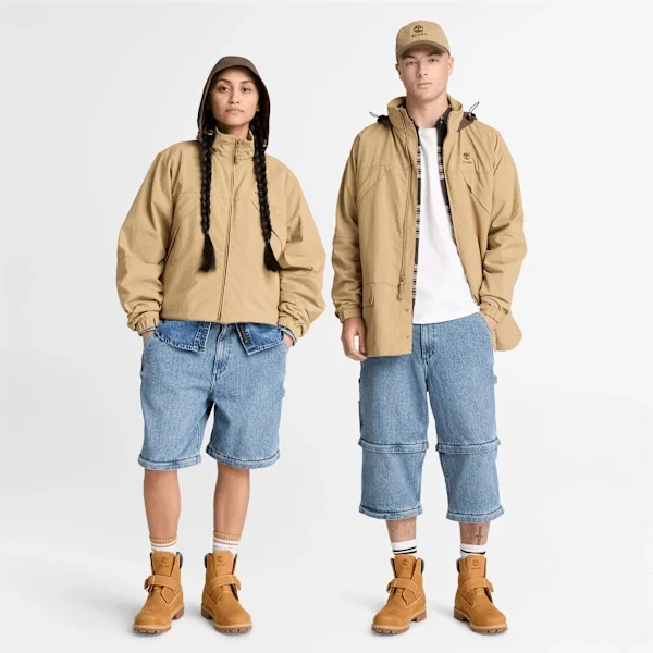 Timberland® X Beams Nylon-Wendejacke mit Reissverschluss Timberland® X Beams Nylon-Wendejacke mit Reissverschluss