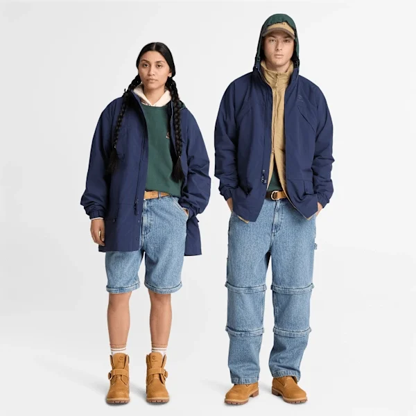 Timberland® X Beams Nylon-Wendejacke mit Reissverschluss Timberland® X Beams Nylon-Wendejacke mit Reissverschluss