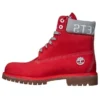 Timberland X NBA Houston Rockets 6-Inch Premium Stiefel „Red Nubuck“