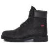 Timberland x Supreme Heritage Lace Up 6-Inch Boots „Schwarz Nubuck“