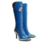 Timberland x Veneda Carter 14-Zoll-Schnürstiefel mit Reissverschluss „Bright Blue“