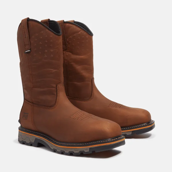 True Grit USA Pull-On-Arbeitsstiefel für Herren mit Zehenschutzkappe aus Verbundmaterial, wasserdicht True Grit USA Pull-On-Arbeitsstiefel für Herren mit Zehenschutzkappe aus Verbundmaterial, wasserdicht