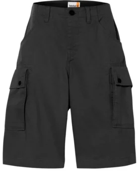 Twill-Cargo-Shorts «Schwarz»