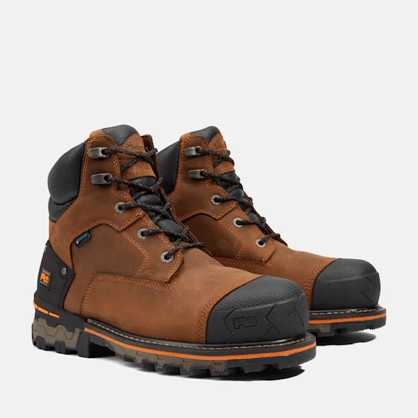Wasserdichte Arbeitsstiefel Boondock 6-in Comp-Toe für Herren – Braun Wasserdichte Arbeitsstiefel Boondock 6-in Comp-Toe für Herren – Braun