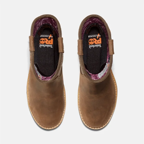 Wasserdichte Arbeitsstiefel für Damen, Ashlar Pull-On, mit Metallkappe Wasserdichte Arbeitsstiefel für Damen, Ashlar Pull-On, mit Metallkappe