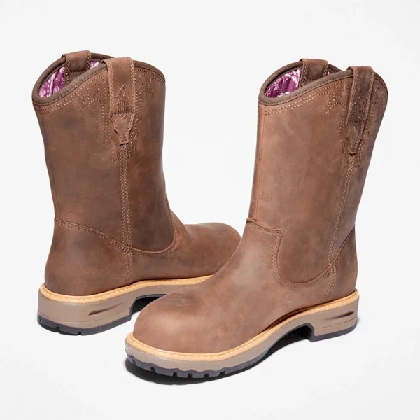 Wasserdichte Arbeitsstiefel für Damen, Ashlar Pull-On, mit Metallkappe Wasserdichte Arbeitsstiefel für Damen, Ashlar Pull-On, mit Metallkappe