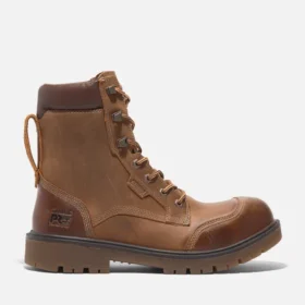 Whitman 8-Zoll-Arbeitsstiefel für Herren mit Verbundstoff-Zehenkappe – Braun