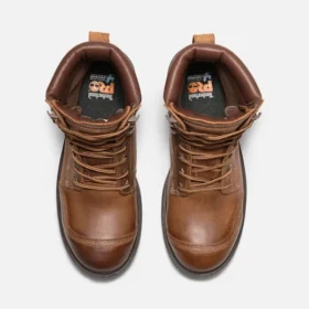 Whitman 8-Zoll-Arbeitsstiefel für Herren mit Verbundstoff-Zehenkappe – Braun