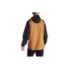 Windjacke mit durchgehendem Reissverschluss „Braun Schwarz“